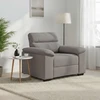 Sofa Sofos krėslas, pilkai rudas, 100x81x84 cm, audinys