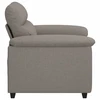 Sofa Sofos krėslas, pilkai rudas, 100x81x84 cm, audinys