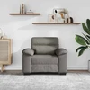 Sofa Sofos krėslas, pilkai rudas, 100x81x84 cm, audinys