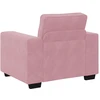 Sofa Sofos krėslas, rožinė, 100x77x82 cm, aksomas