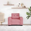 Sofa Sofos krėslas, rožinė, 100x78x80 cm, aksomas