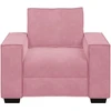 Sofa Sofos krėslas, rožinė, 100x78x84 cm, aksomas