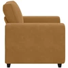 Sofa Sofos krėslas, rudas, 100x77x82 cm, aksomas