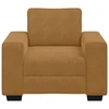 Sofa Sofos krėslas, rudas, 100x77x82 cm, aksomas