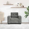 Sofa Sofos krėslas, tamsiai pilkas, 100x78x80 cm, aksomas