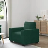 Sofa Sofos krėslas, tamsiai žalias, 100x77x82 cm, aksomas