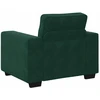 Sofa Sofos krėslas, tamsiai žalias, 100x77x82 cm, aksomas