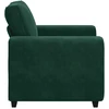 Sofa Sofos krėslas, tamsiai žalias, 100x77x82 cm, aksomas