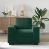 Sofa Sofos krėslas, tamsiai žalias, 100x77x82 cm, aksomas