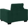 Sofa Sofos krėslas, tamsiai žalias, 100x78x80 cm, aksomas