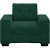 Sofa Sofos krėslas, tamsiai žalias, 100x78x80 cm, aksomas