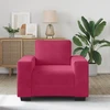 Sofa Sofos krėslas, vyno raudonumo, 100x77x82 cm, aksomas