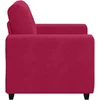 Sofa Sofos krėslas, vyno raudonumo, 100x78x80 cm, aksomas