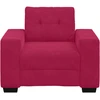 Sofa Sofos krėslas, vyno raudonumo, 100x78x80 cm, aksomas