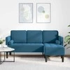 Sofa Sofos komplektas su pagalve Mėlyna Poliesteris