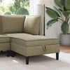 Sofa Sofos pufas su saugojimo funkcija Chaki Aksomas