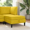 Sofa Sofos pufas su saugojimo funkcija Geltona Aksomas