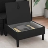 Sofa Sofos pufas su saugojimo funkcija Juoda Aksomas