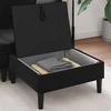 Sofa Sofos pufas su saugojimo funkcija Juoda Aksomas