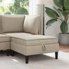 Sofa Sofos pufas su saugojimo funkcija Smėlio Aksomas