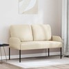 Sofa Sofos su pagalve 110cm Kreminė fanera