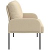Sofa Sofos su pagalve 110cm Kreminė fanera