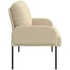 Sofa Sofos su pagalve 110cm Kreminė fanera