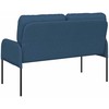 Sofa Sofos su pagalve 110cm Mėlyna fanera