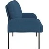 Sofa Sofos su pagalve 110cm Mėlyna fanera