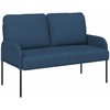 Sofa Sofos su pagalve 110cm Mėlyna fanera