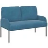 Sofa Sofos su pagalve 110cm Mėlyna fanera