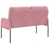 Sofa Sofos su pagalve 110cm Rožinė fanera