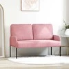 Sofa Sofos su pagalve 110cm Rožinė fanera
