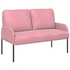 Sofa Sofos su pagalve 110cm Rožinė fanera