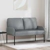 Sofa Sofos su pagalve 110cm Šviesiai pilka fanera