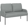 Sofa Sofos su pagalve 110cm Šviesiai pilka fanera