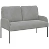 Sofa Sofos su pagalve 110cm Šviesiai pilka fanera