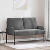 Sofa Sofos su pagalve 110cm Tamsiai pilka fanera