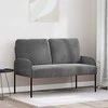 Sofa Sofos su pagalve 110cm Tamsiai pilka fanera