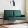 Sofa Sofos su pagalve 110cm Tamsiai žalia fanera