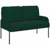 Sofa Sofos su pagalve 110cm Tamsiai žalia fanera