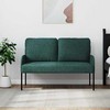Sofa Sofos su pagalve 110cm Tamsiai žalia fanera