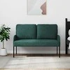Sofa Sofos su pagalve 110cm Tamsiai žalia fanera