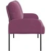 Sofa Sofos su pagalve 110cm Violetinė fanera