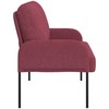 Sofa Sofos su pagalve 110cm Vyno raudona fanera