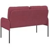 Sofa Sofos su pagalve 110cm Vyno raudona fanera