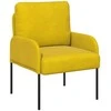 Sofa Sofos su pagalve 55cm Geltona fanera