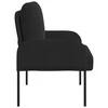 Sofa Sofos su pagalve 55cm Juoda fanera