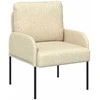 Sofa Sofos su pagalve 55cm Kreminė fanera
