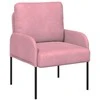 Sofa Sofos su pagalve 55cm Rožinė fanera